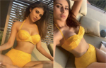 Mouni Roy looks like sunshine in a bright yellow swimsuit